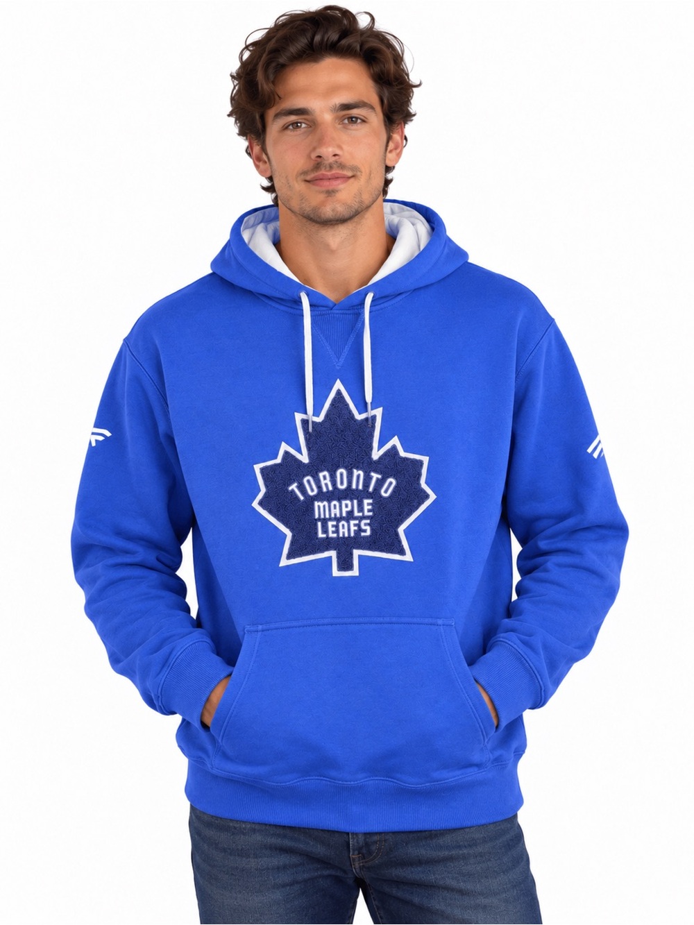 Fanatics Toronto Maple Leafs Royal Blue Pullover Hoodie Men Large